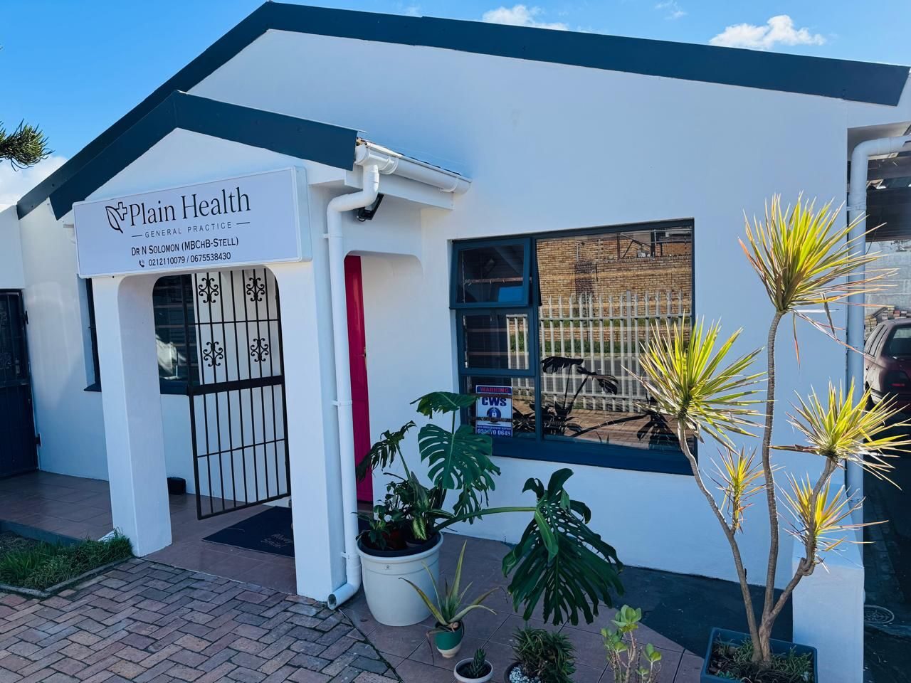 A street view of the practice building in Weltevreden Valley